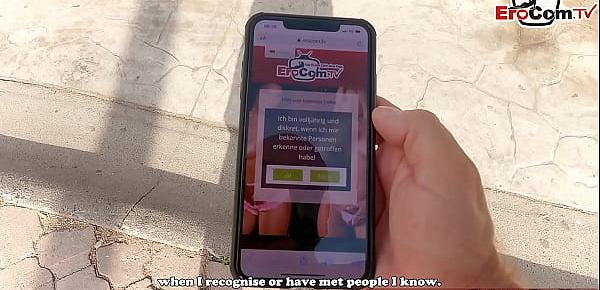 Milch Titten Teen abgeschleppt beim EroCom Date im Urlaub